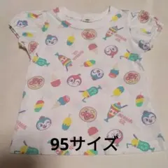95サイズ半袖Tシャツ　アンパンマンドキンちゃんコキンちゃん柄