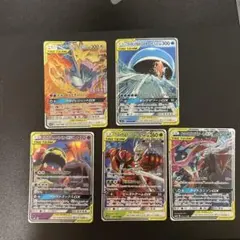 A② TAG TEAM 5枚セット　コイキング＆ホエルオー　三鳥　ゲッコウガ