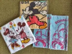 ディズニーキャラクター タオル 4枚セット
