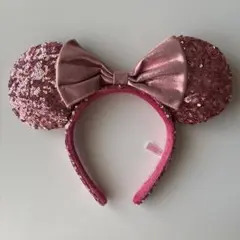 東京ディズニーリゾート ミニーマウス カチューシャ　スパンコール