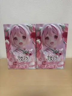 初音ミク　桜ミク　 Corefulフィギュア　 描き下ろし和風喫茶ver.２点