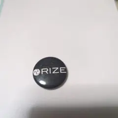 RIZE ピンバッジ 黒 ライジングサン2025