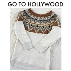 良品　ゴートゥーハリウッド　ニット　トレーナー　派手