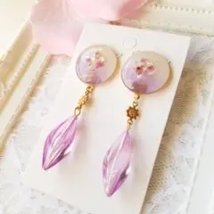 ハンドメイド✽お花のピアス