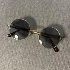 サングラス　丸レンズ　黒