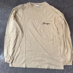 Champion 長袖カットソー ベージュXL