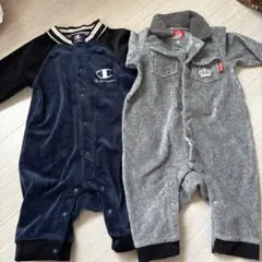 Champion & BABY DOLL ロンパースセット 80