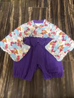 花柄着物スタイル ベビー服 サイズ80