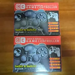 【2つセット】ワイヤレスゲームコントローラー白