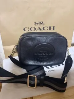 【美品✨】コーチ coachテンプシーカメラバッグ ショルダーバッグ レザー 黒