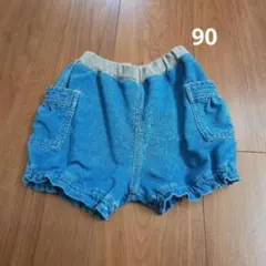 無印良品 イージー ショートパンツ カボチャパンツ 男の子 女の子 90 夏