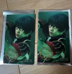 刀ミュ シブツタコラボ カフェ クリアカード　篭手切江 2枚セット