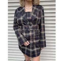 EGOIST チェックコート