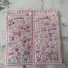 ハローキティ ボンボンドロップシール 2シートセット