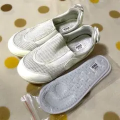 イフミー IFME 上履き 21.5cm 白 洗濯済み　中敷　インソール