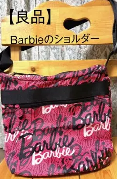 【良品】Barbie ショルダーバッグ ピンク/ブラック