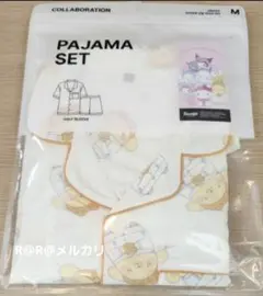 ポムポムプリン　韓国　spao　スパオ　サンリオ　パジャマ　M　半袖　半ズボンのサムネイル