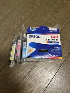 EPSON 純正インクカートリッジ メダマヤキ 4色パックのうち3色赤青黄のサムネイル