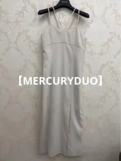 【美シルエット】MERCURY DUO マーキュリーデュオ キャミワンピース S