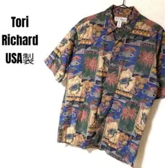 トリリチャード　アロハシャツ　90s　ヴィンテージ　魚柄　USA製　90'sのサムネイル