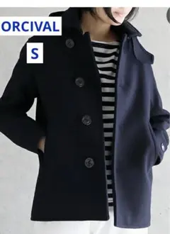 【SALE】❤️【美品】オーシバル　メルトンコート　ウール100% S