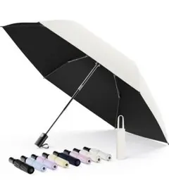 日傘【JIS認証＆段階収納】UVカット100遮光遮熱 UV0 折り畳み傘