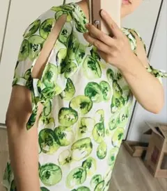 ZARA フルーツ　ブラウスのサムネイル