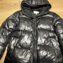 【値下げ交渉⭕️】H&M ブラック テカテカダウンジャケット US XXS