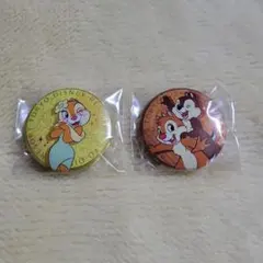 東京ディズニーリゾート カンバッチコレクション チップとデール クラリス