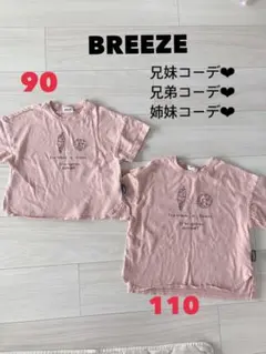 兄妹コーデ　Tシャツ セットBREEZE 90 110 リンクコーデ　兄弟 姉妹のサムネイル