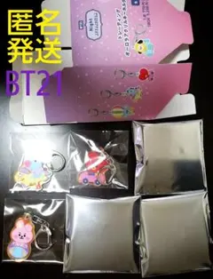 【新品】 BT21 アクリルキーホルダー 　TSUTAYA限定 SET