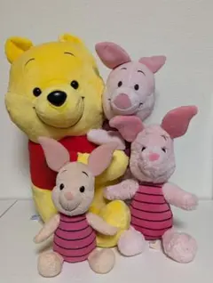 くまのプーさん ピグレット ぬいぐるみ ディズニーリゾート お土産 まとめ売り