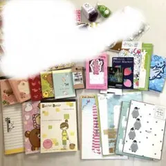 メモ帳　付箋　レター　デコレーションテープ　セット　まとめ売り