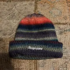 SUPREME マルチボーダーニット帽