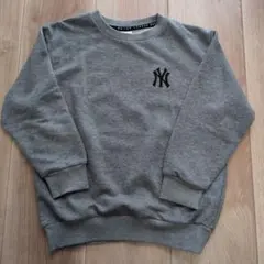 MLB ヤンキース トレーナー 140　グレー