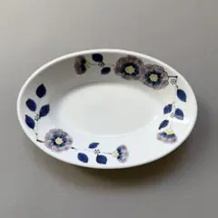 伊万里焼　有田焼　花枝紋　楕円皿　オーバルプレート　徳七窯のサムネイル