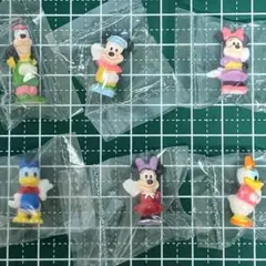 ミッキー＆ミニー　ポケット遊園地　人形6体セット　ディズニー　フィギュア