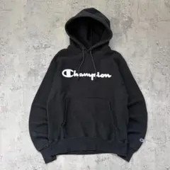 00s【Champion】チャンピオン（M）パーカー＊リバースウィーブ＊刺繍ロゴ