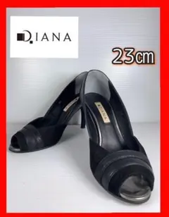 ダイアナ DIANA パンプス 23 レディース 黒