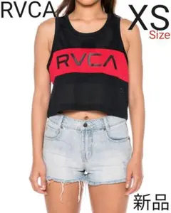 RVCA ルーカ　レディース メッシュタンクトップ　XSサイズ　新品　ブラックのサムネイル