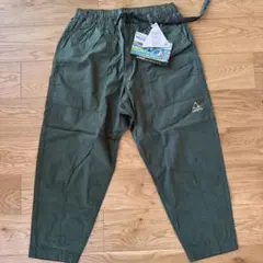 ジェリー　Gerry ワイドテーパード シャンブレー ポプリン　べイカーパンツ