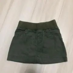 OLDNAVY カーキ　ミリタリースカート　80サイズ