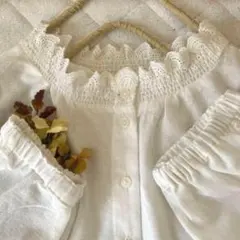 新品★サマンサモスモス★sm2★スカラップレースシャーリング前後2WAYブラウス