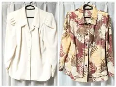 カ*ン様 ブラウス 2点セット トップス シャツ 長袖 VINVERT