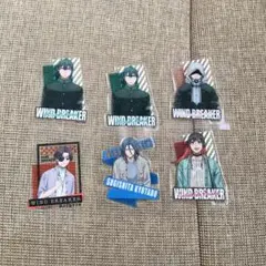 ウィンドブレーカキラぷるステッカー6枚セット