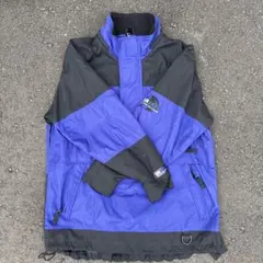 90s Eddie Bauer チェック アノラックパーカー XL ハーフジップ - メルカリ