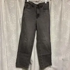 GU ストレートデニムパンツ グレーのサムネイル
