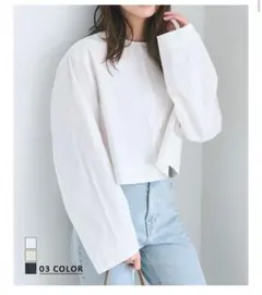 クロップドブラウス Basement online