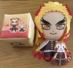 【新品未使用】鬼滅の刃 煉獄杏寿郎 ラスカルコラボ ぬいぐるみ 小物入れ セット