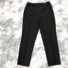 クリスチャンオジャール　日本製　スラックス　センタープレスパンツ　ウール　茶　M